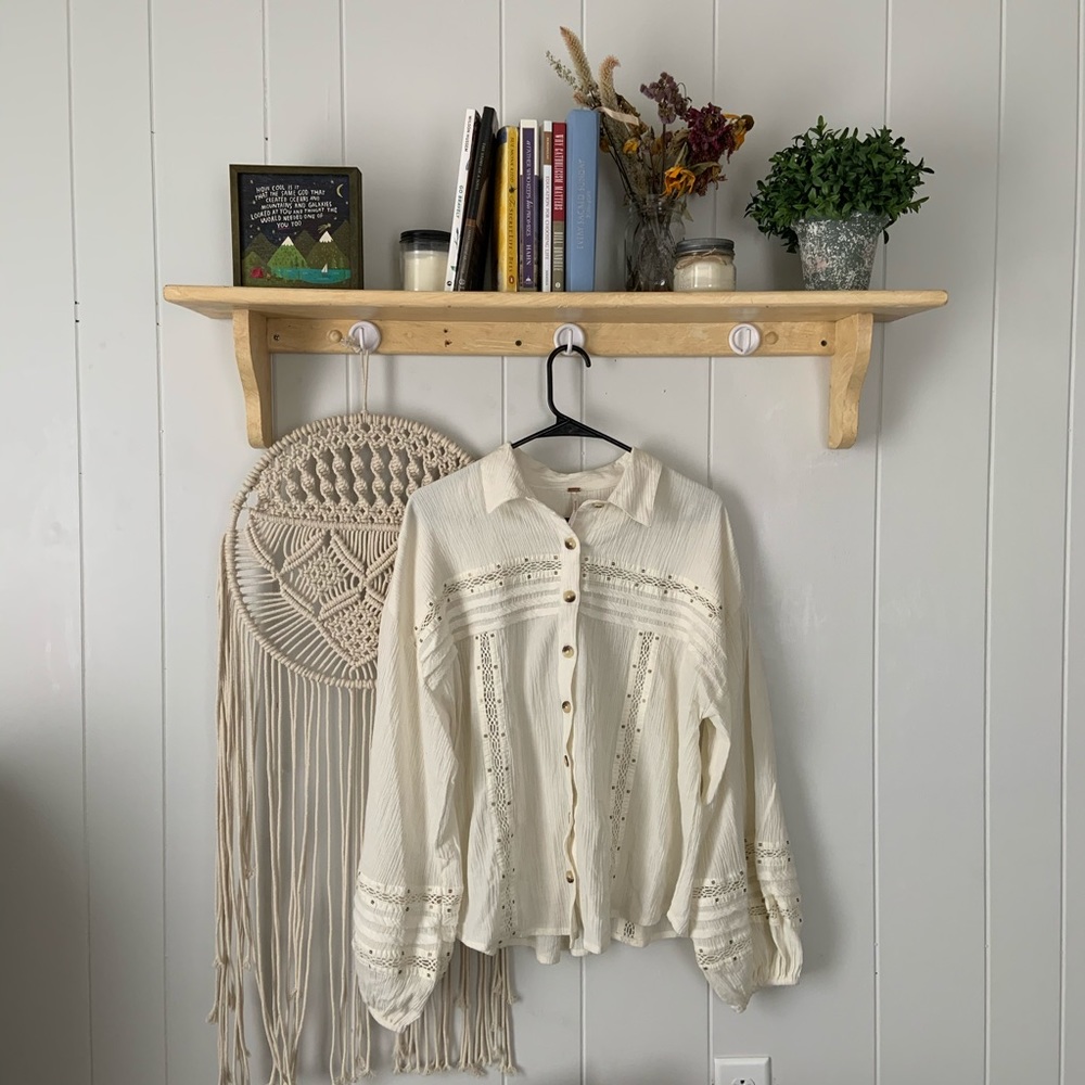 FREE PEOPLE billow sleeves blouse